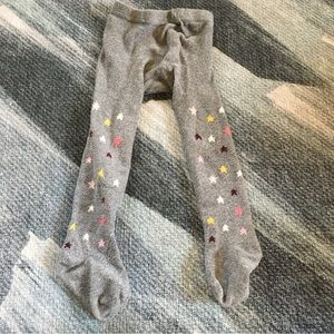 Oshkosh 2-4 year gray star tights